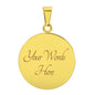 Circle Photo Necklace