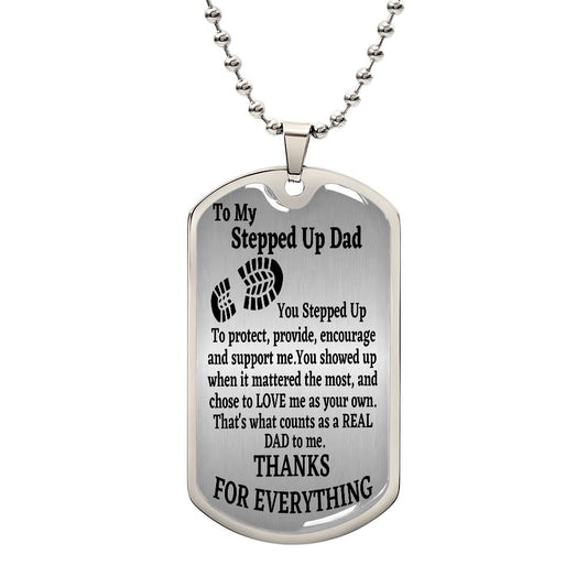 Custom Stepdad Dogtag