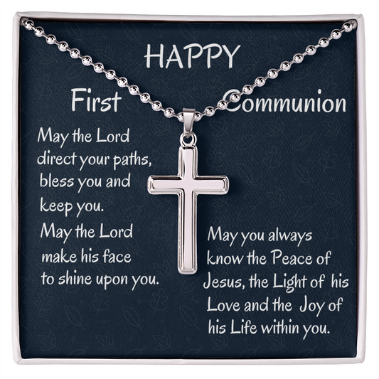 Custom First Communion Cross Gift