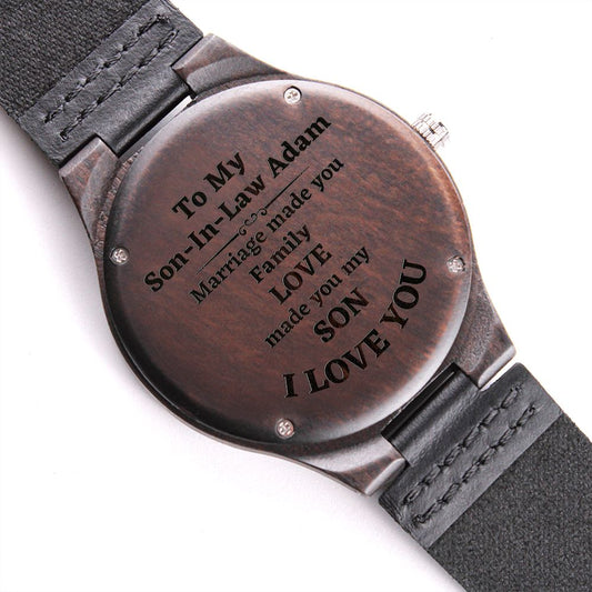 Adam customized watch