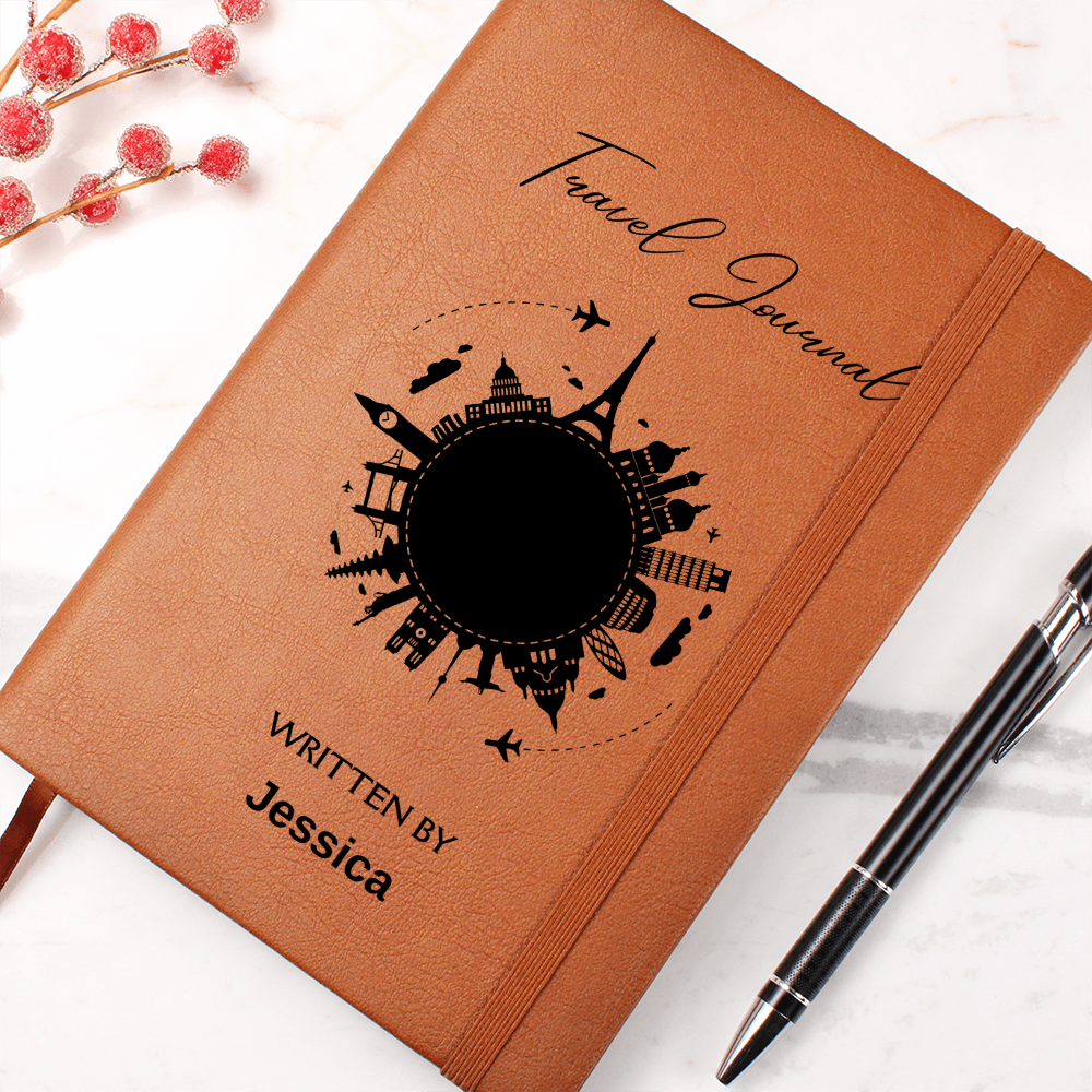 Custom Travel Journal, Personalized Diary, Adventure Journal,  Personalized Leather Planner Gift , Travel Planning Notebook, Gift for Travelers