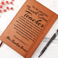 To A New Fourth Grade Teacher Journal, Custom Leather Journal, Fourth Grade Teacher Graduation Gift, Personalized Name Journal, New Fourth Grade Teacher Appreciation Gift, New Job Gift