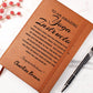 To A New Yoga Trainer Journal, Custom Leather Journal, Yoga Trainer Graduation Gift, Personalized Name Journal, New Yoga Instructor Appreciation Gift, New Job Gift