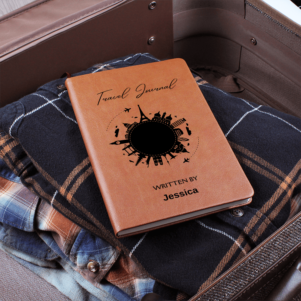 Custom Travel Journal, Personalized Diary, Adventure Journal,  Personalized Leather Planner Gift , Travel Planning Notebook, Gift for Travelers