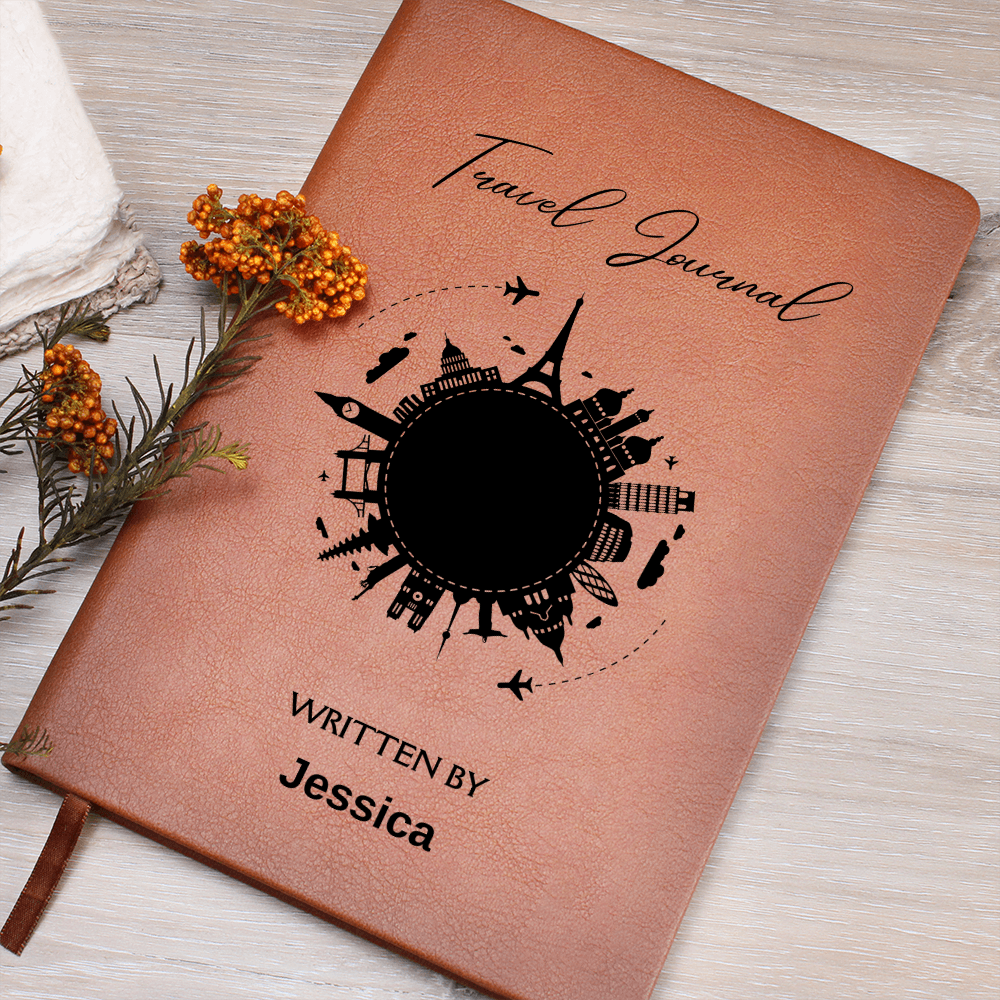 Custom Travel Journal, Personalized Diary, Adventure Journal,  Personalized Leather Planner Gift , Travel Planning Notebook, Gift for Travelers
