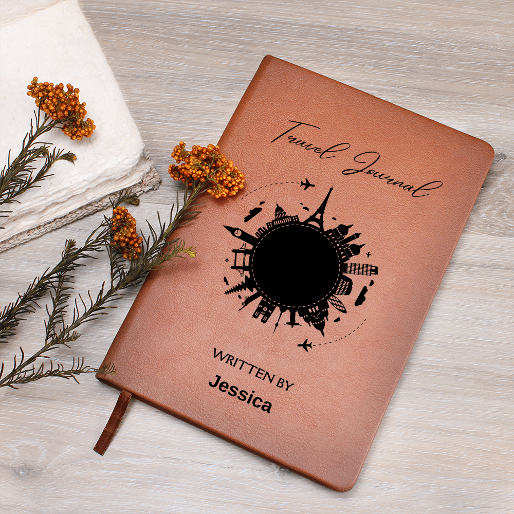 Custom Travel Journal, Personalized Diary, Adventure Journal,  Personalized Leather Planner Gift , Travel Planning Notebook, Gift for Travelers