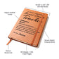 Difference Maker Journal, Second Grade Teacher Gift, Personalized Colleague Friend Mentor Appreciation Gift, Custom Name Leather Journal