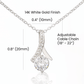 To My Beautiful Granddaughter Alluring Beauty Necklace, Birthday Gift From Grandmother/ Grandfather, , Granddaughter Graduation Gift, Meaningful Jewelry Gift.