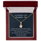 To My Daughter On Her Graduation Alluring Beauty Necklace, Graduation Gift For Her, Mother To Daughter Gift, Unique Graduation Gift From Mom.