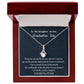 To My Daughter On Her Graduation Alluring Beauty Necklace, Graduation Gift For Her, Mother To Daughter Gift, Unique Graduation Gift From Mom.