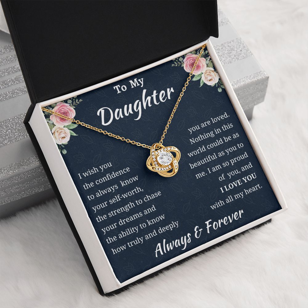 Love Knot Daughter Necklace Amazon 1