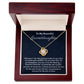 To My Beautiful Granddaughter Love knot Necklace, Birthday Gift From Grandmother, Granddaughter Graduation Gift, Meaningful Jewelry.