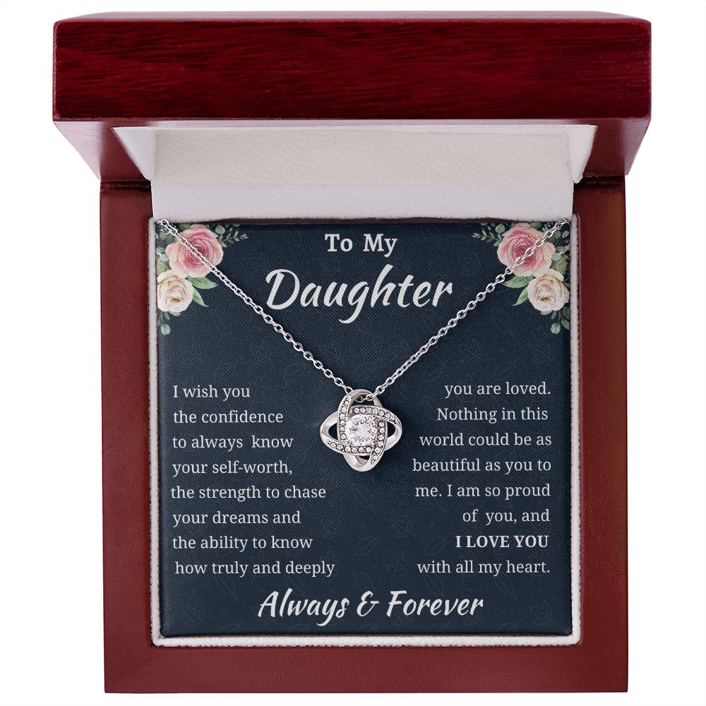 Love Knot Daughter Necklace Amazon 1