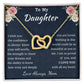 To My Daughter Custom Design Necklace, Know Your Self Worth Gift From Mom or Dad, Birthday or Christmas Gift