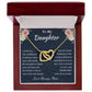 To My Daughter Custom Design Necklace, Know Your Self Worth Gift From Mom or Dad, Birthday or Christmas Gift