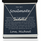 Personalized Custom Soulmate Name Necklace | Dainty Gold Nameplate Pendant | Anniversary & Birthday Gift for Wife