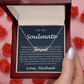 Personalized Custom Soulmate Name Necklace | Dainty Gold Nameplate Pendant | Anniversary & Birthday Gift for Wife
