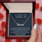 To My Daughter On Her Graduation Day Personalized Name Necklace, Graduation Jewelry Gift For Her, Mother To Daughter Gift, Father To Daughter Gift, Meaningful Gift, Birthday For My Daughter.