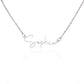 To My Beautiful Daughter On Your Wedding Day Signature Style Necklace, Custom Name Jewelry Gift From Mom, Unique Jewelry Gift, Birthday Gift For My  Daughter, Mother To Daughter Gift.