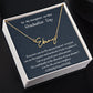 To My Daughter On Her Graduation Day Signature Style Necklace, Graduation Jewelry Gift For Her, Mother To Daughter Gift, Father To Daughter Gift, Meaningful Gift, Birthday For My Daughter.
