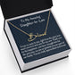 To My Amazing Daughter In Law Signature Style Necklace, Wedding Day Gift, Birthday Jewelry Gift For My Daughter-In-Love, Christmas Gift For Daughter-In-Law, Appreciation Gift.