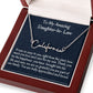 To My Amazing Daughter In Law Signature Style Necklace, Wedding Day Gift, Birthday Jewelry Gift For My Daughter-In-Love, Christmas Gift For Daughter-In-Law, Appreciation Gift.