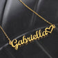 To My Beautiful Granddaughter Heart Name Necklace, Birthday Gift For My Granddaughter, Graduation Gift For Her, Gift From Grandmother, Meaningful Gift.