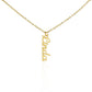 Name Necklace with Birthstone, Daughter Birthday Gift