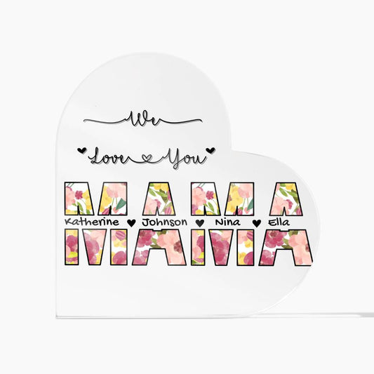 Mama Acrylic Night Light