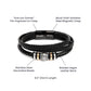 To My  Son Love You Forever Bracelet, Wedding Day From Dad, Meaningful Gift For Son, Christmas Gift For My Son, Gift From Dad.