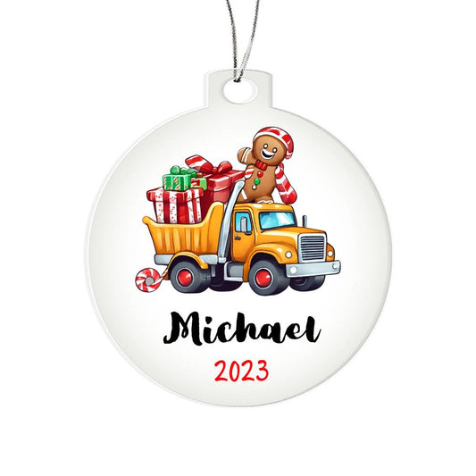Truck Kids Christmas Ornaments