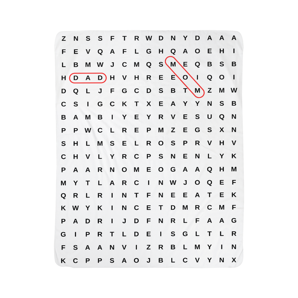 Sherpa Crossword Blanket