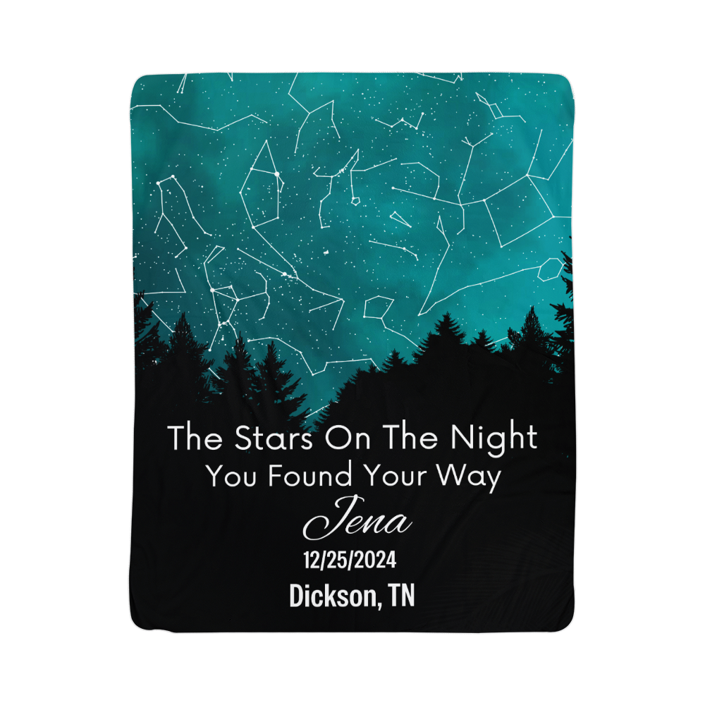 Sherpa Fleece Star Blanket
