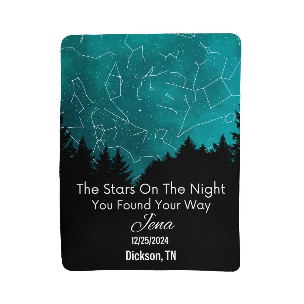 Sherpa Fleece Star Blanket