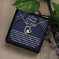 Loss Of Baby Gift Forever Love Necklace