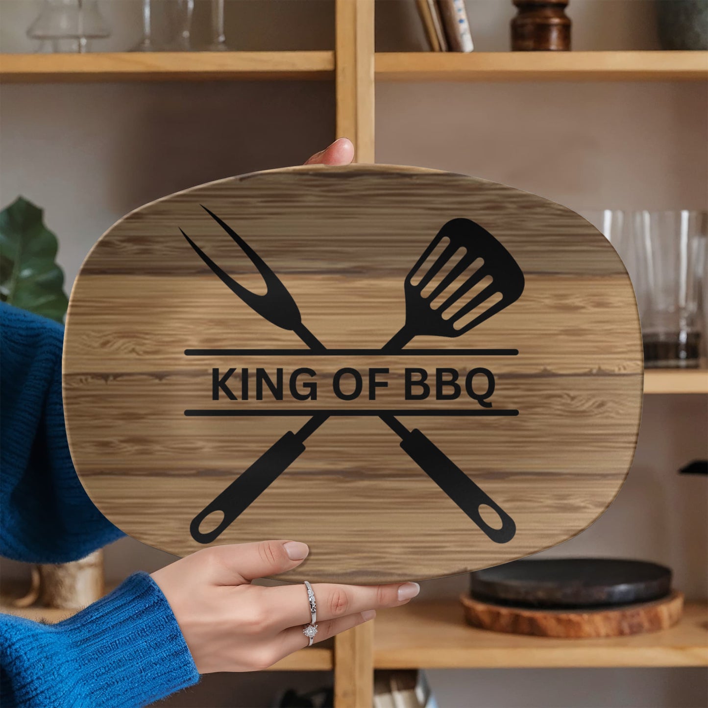 Personalised Enamel Serving Platter