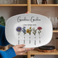 Grandma's garden platter