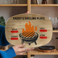 Papa's Grilling Plate For Grandpa Grilling Plate For Dad Grilling Platter Fathers Day, Personalized Kitchen Gift BBQ Grill Gift For Men D018