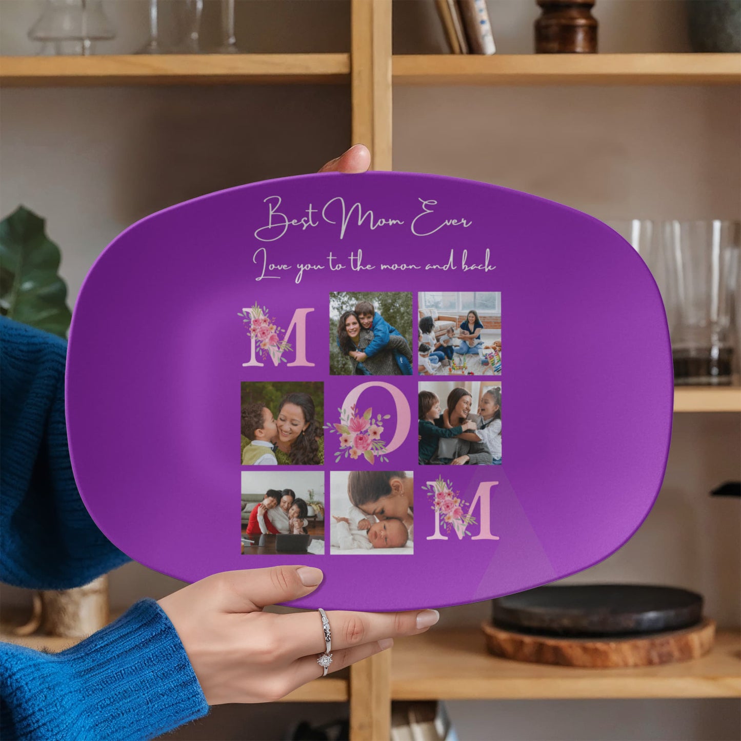 Love you to the moon and back, mom platter