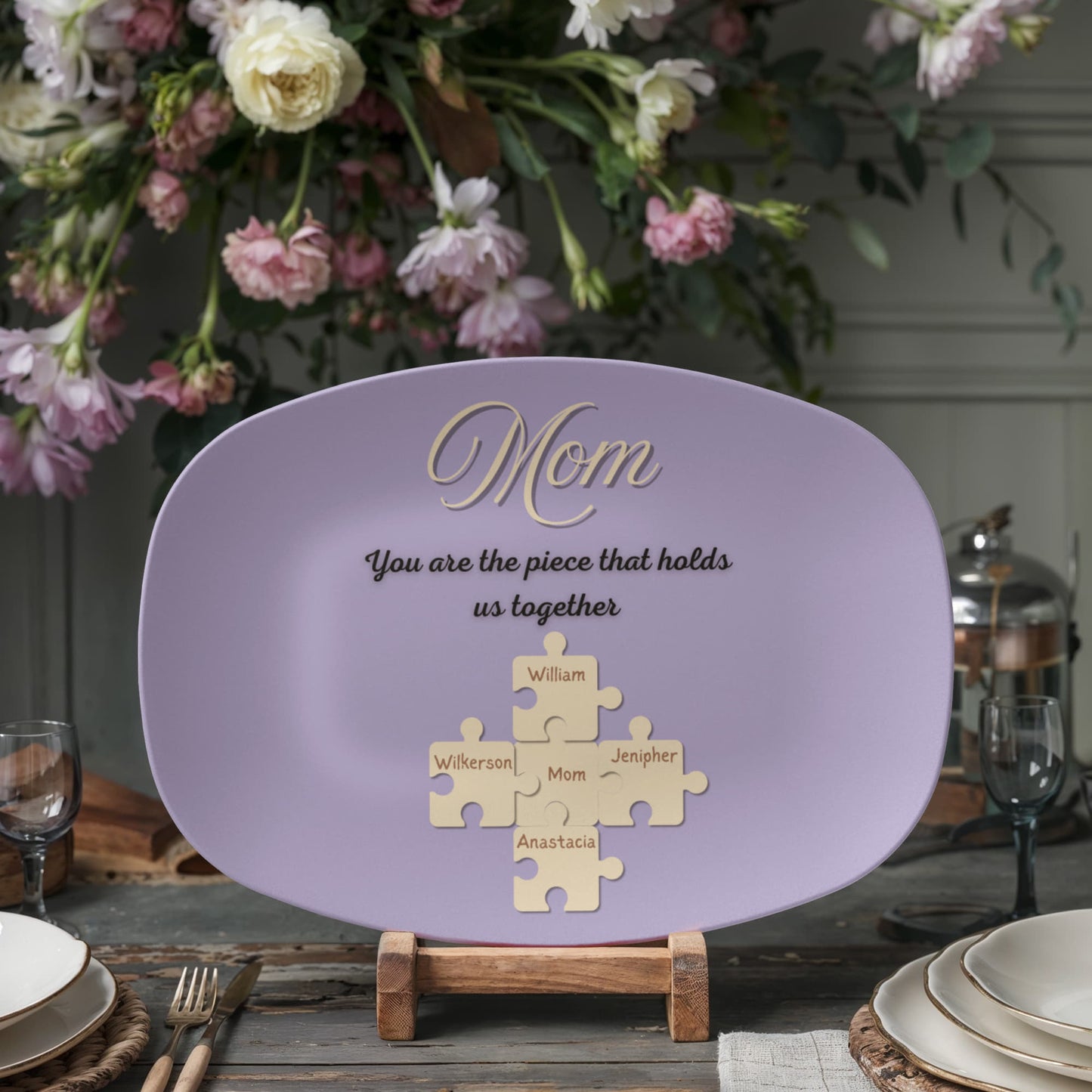 Puzzle platter