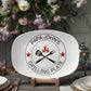 Customized Grilling Plate for Him, Father's Day BBQ Gifts, Personalized Serving Tray, Grilling Platter, Grandpa Gifts from Kids, Grill Gifts