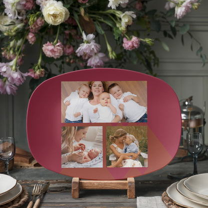 Personalized mom platter, custom photos