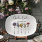 Grandma's garden platter