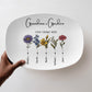 Grandma's garden platter