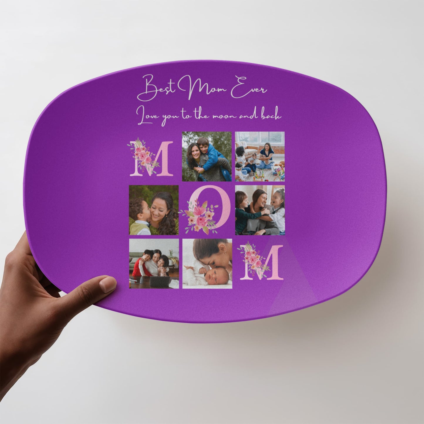 Love you to the moon and back, mom platter