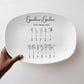 Grandchildren gift to grandma, Personalized Platter
