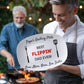 Custom Grilling Plate for Dad Personalized Durable Platter Gift "Best Flippin' Dad Ever" Grill Plate for Dad Gift for Father's Day
