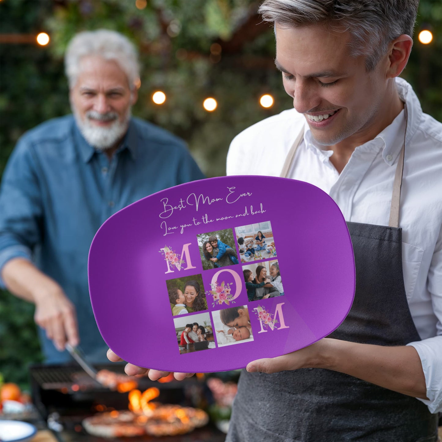 Love you to the moon and back, mom platter