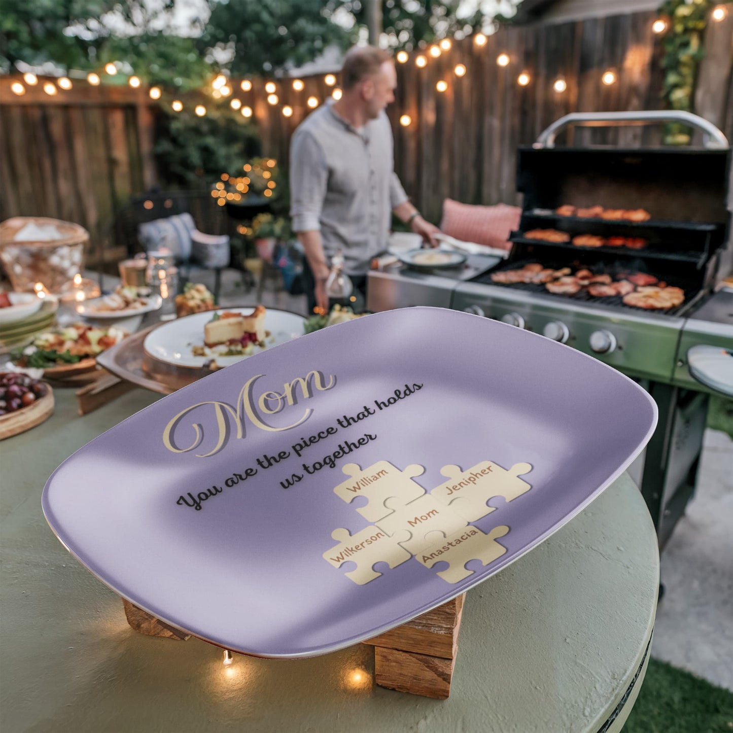Puzzle platter
