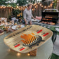 Papa's Grilling Plate For Grandpa Grilling Plate For Dad Grilling Platter Fathers Day, Personalized Kitchen Gift BBQ Grill Gift For Men D018
